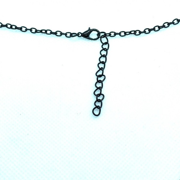 Halloween Black Cat Necklace Medallion Peeking Kitten Pendant Cat Lady Jewelry - Picture 7 of 10